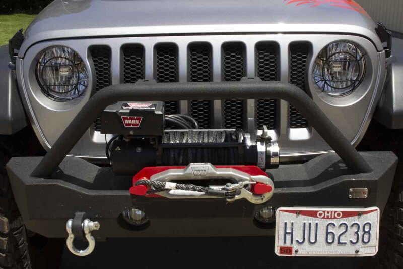 Jeep Wrangler Rubicon Headlight Guard - Fishbone Offroad - Aluminum - Black - `18-`27